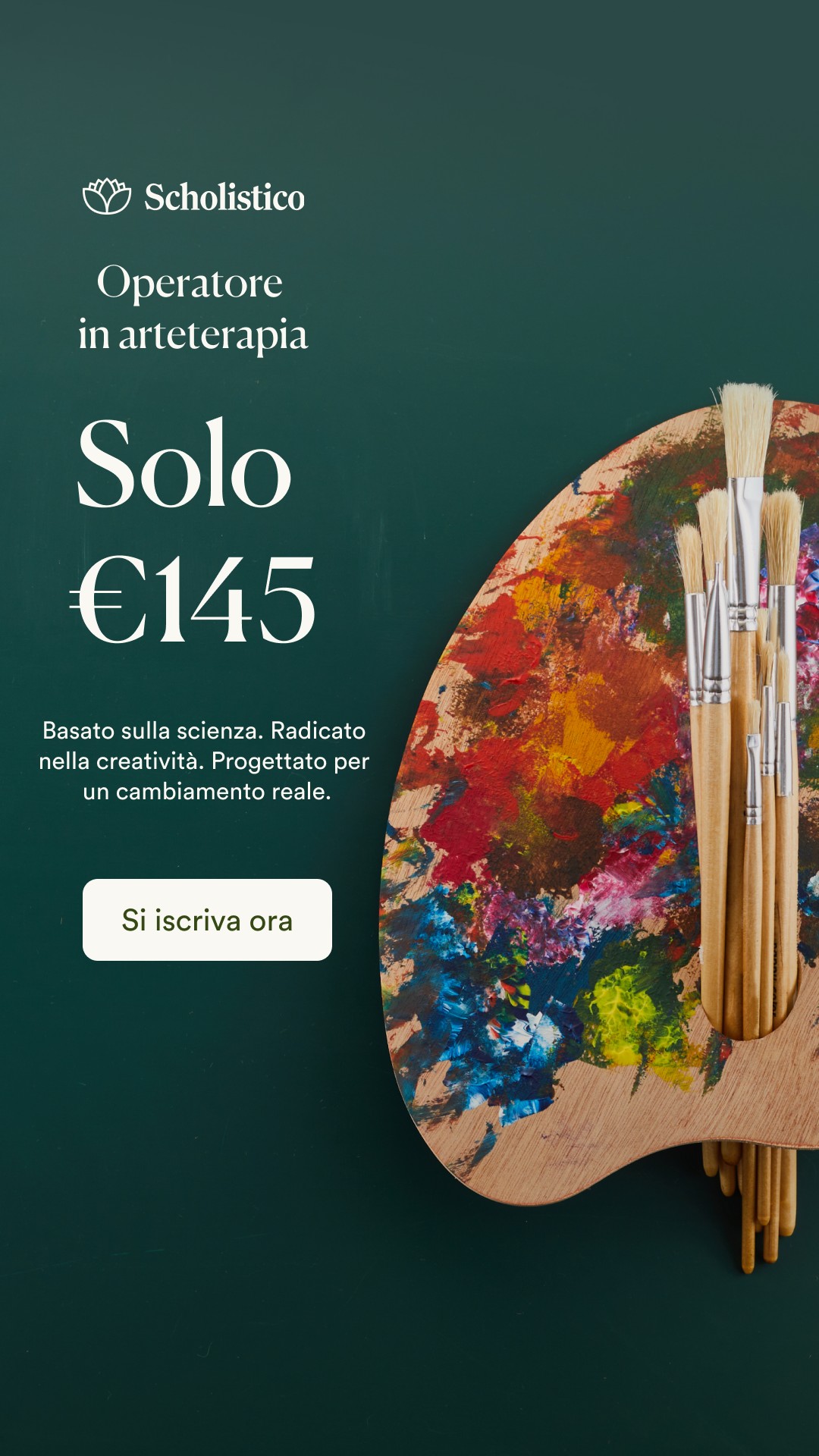 Scholistico Italia ad creative, April 2026