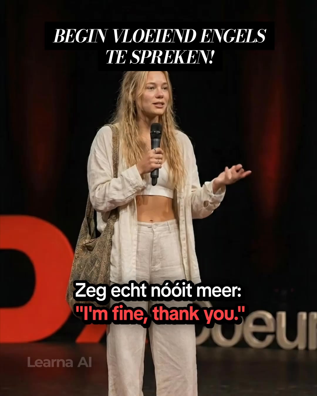 Learna AI - Speak Like a Native ad creative, July 2026