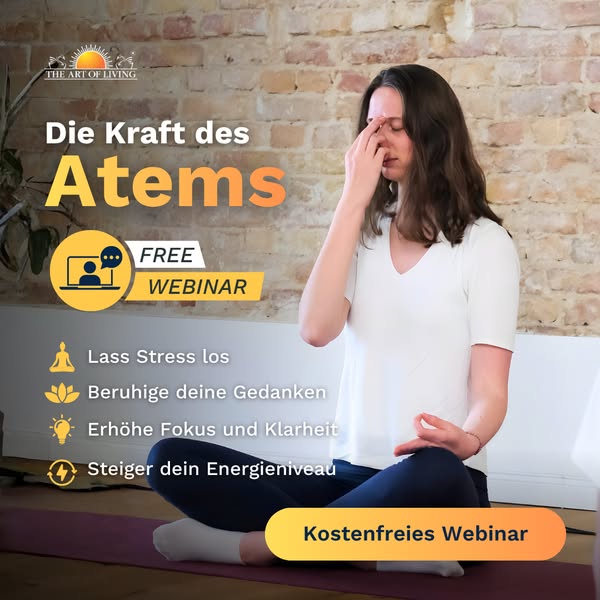 The Art of Living ad creative, July 2026