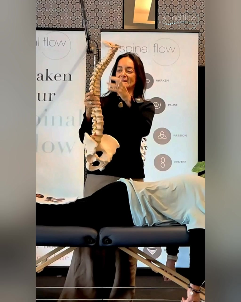 Spinal Flow Technique ad creative, July 2026