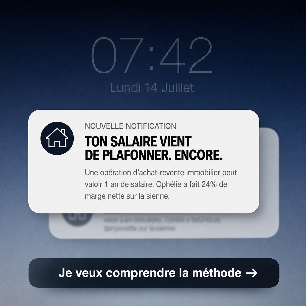 Maxence Chabbert ad creative, July 2026