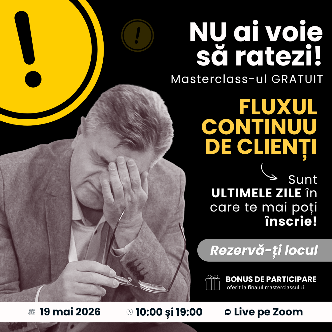 Remus Bălan ad creative, May 2026