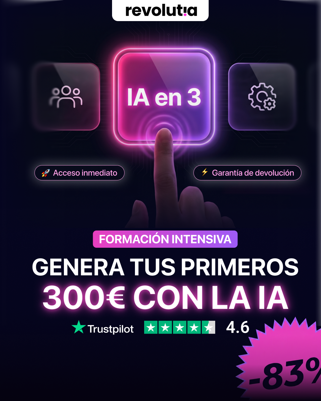 Revolutia.ai ad creative, June 2026