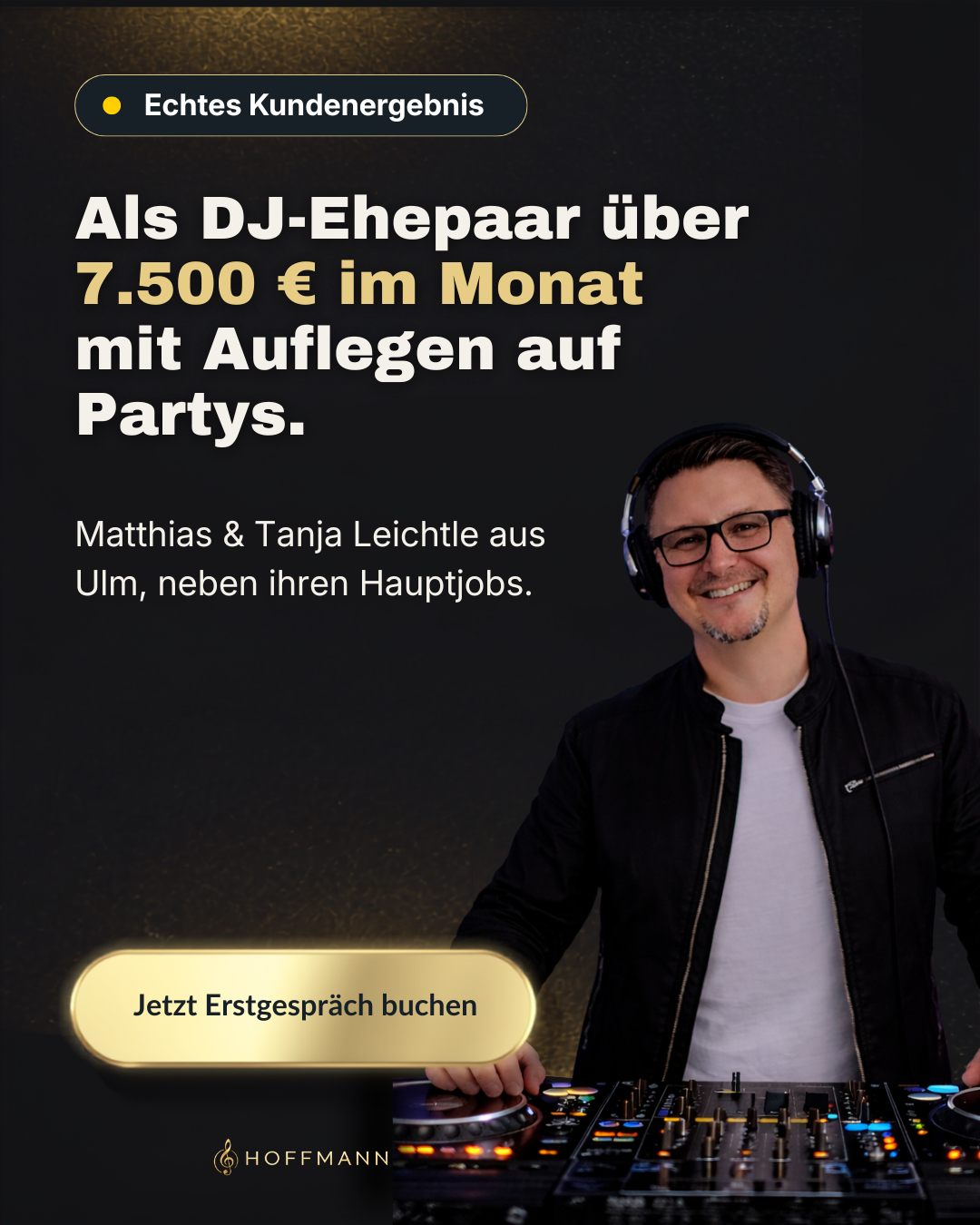 DJ Mike Hoffmann ad creative, July 2026