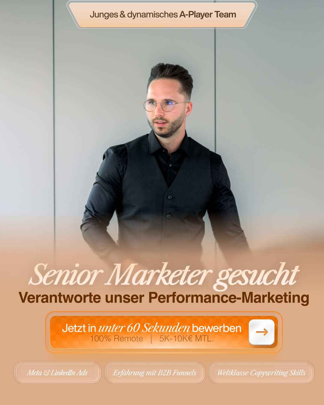 Stefan Graf ad creative, July 2026