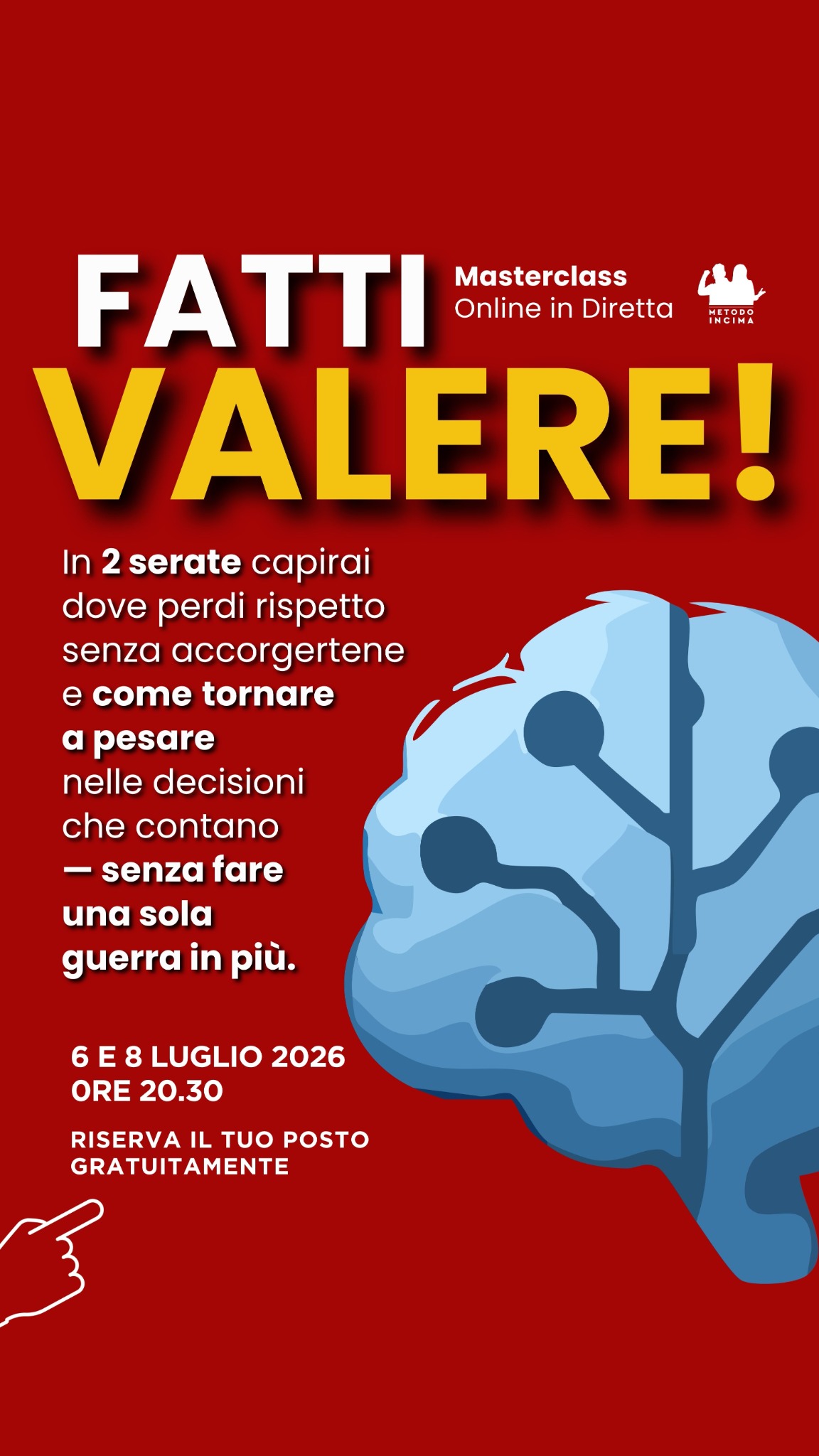 Metodo Incima ad creative, July 2026