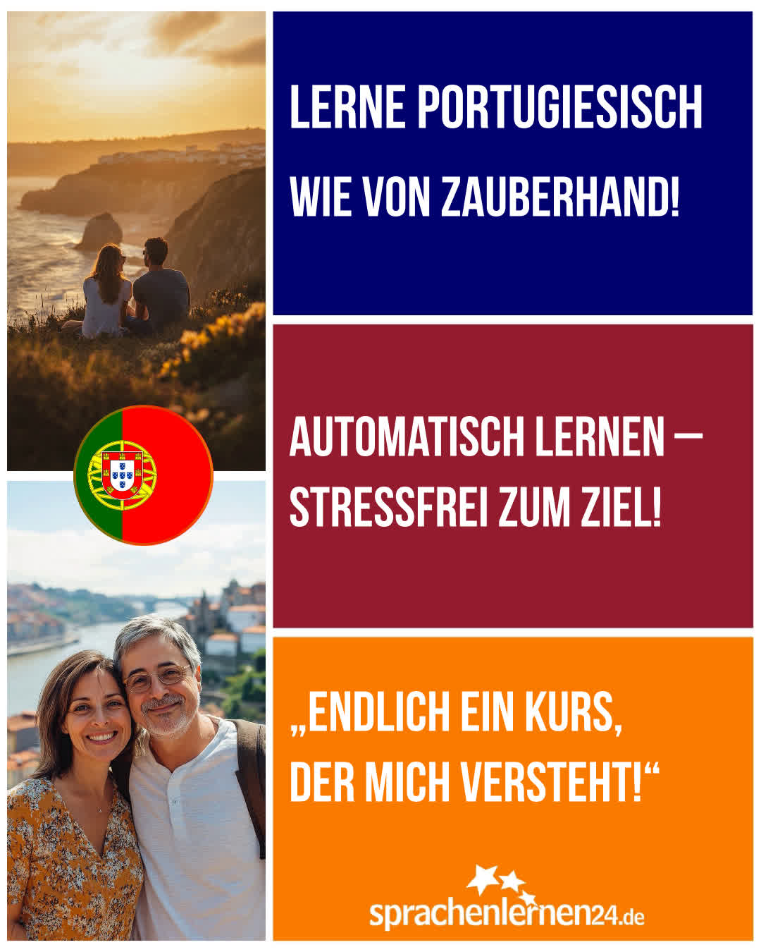 Sprachen lernen in 17 Minuten am Tag ad creative, July 2026