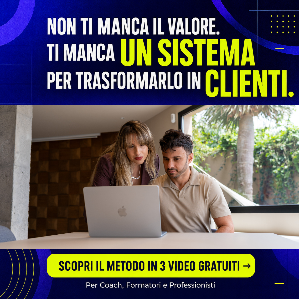 Freedom Coach di Giulia e Pietro ad creative, July 2026