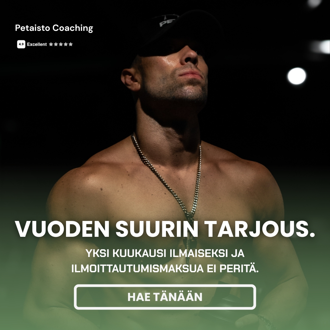 Petaisto Coaching ad creative, July 2026