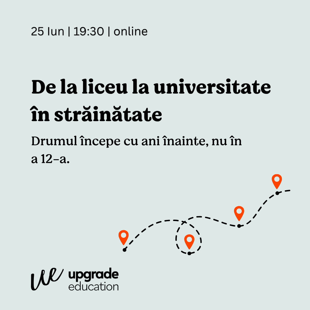 Upgrade Education ad creative, June 2026