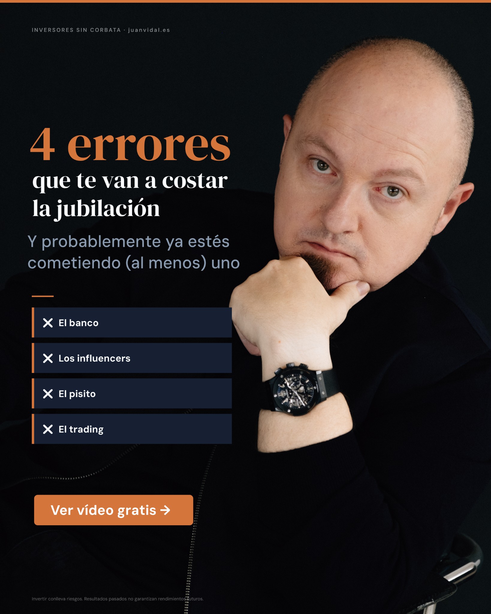 Juan Vidal ad creative, May 2026