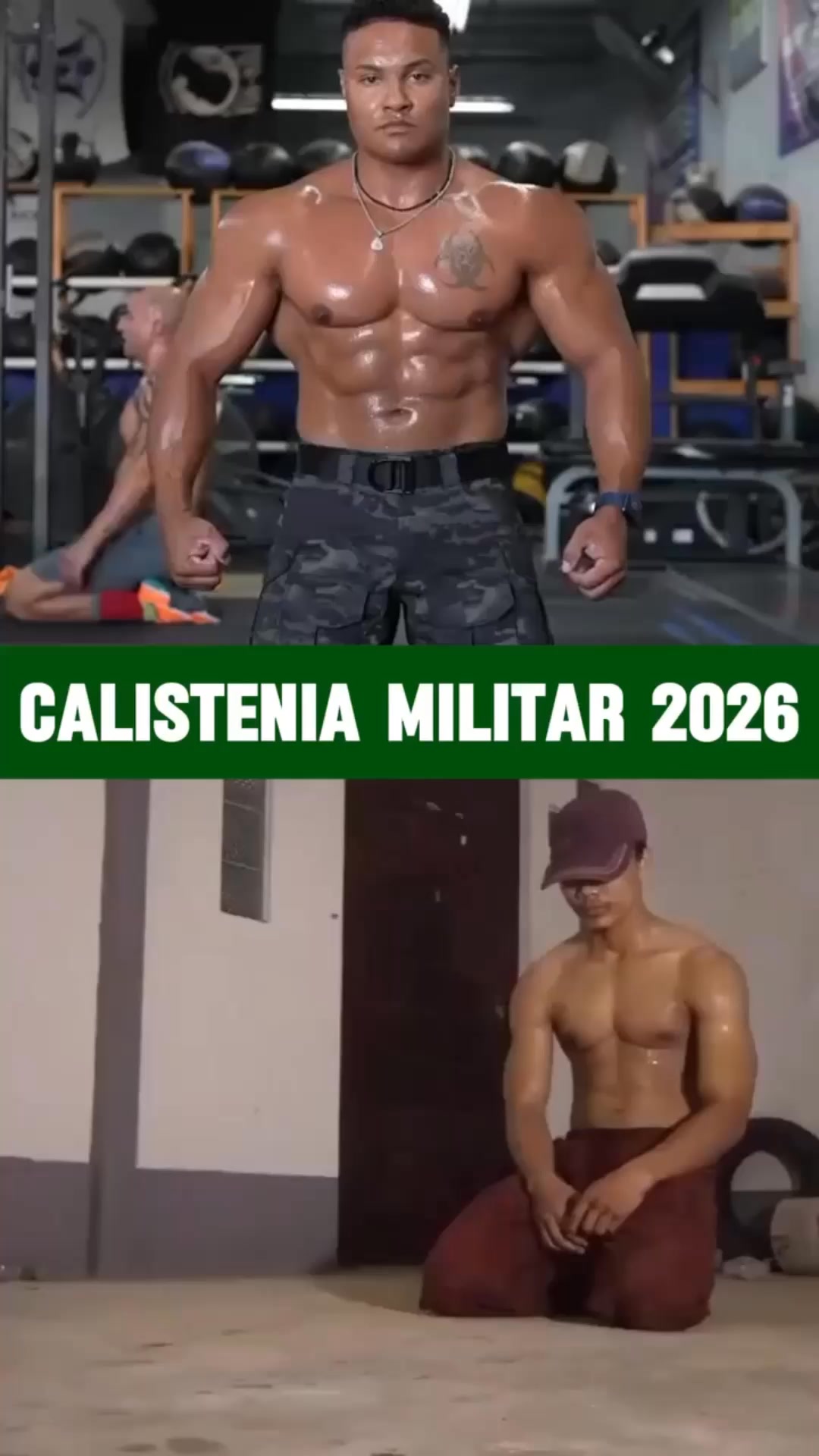 Entrenador militar ad creative, July 2026
