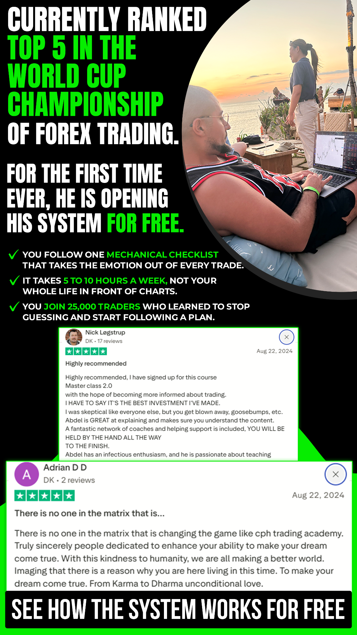 CPH Trading Academy ad creative, June 2026