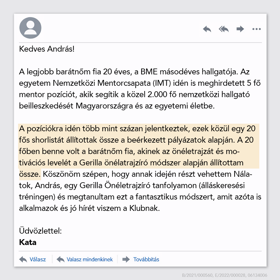 Gerilla Mentor Klub ad creative, July 2026