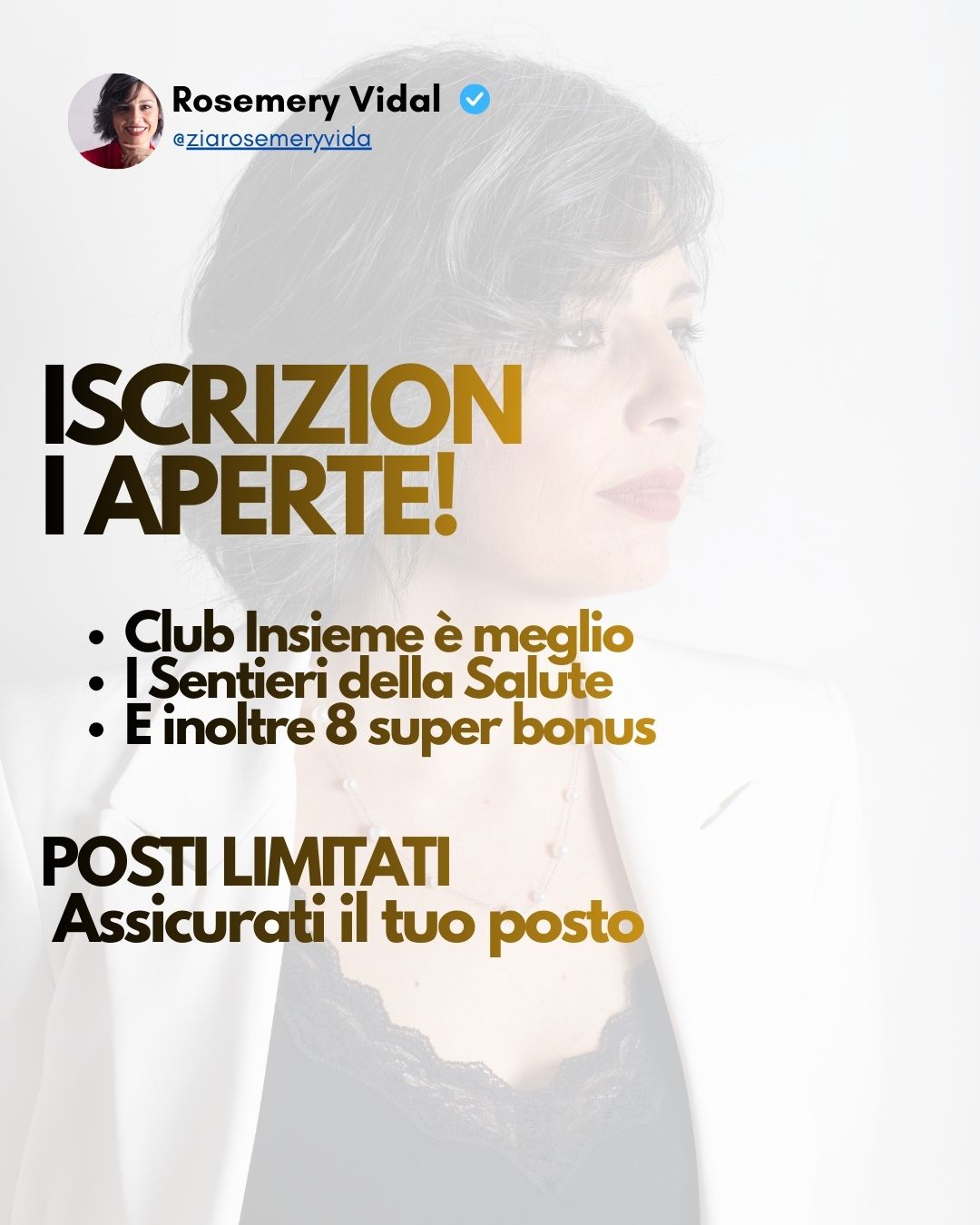 Rosemery Vidal Italia ad creative, July 2026
