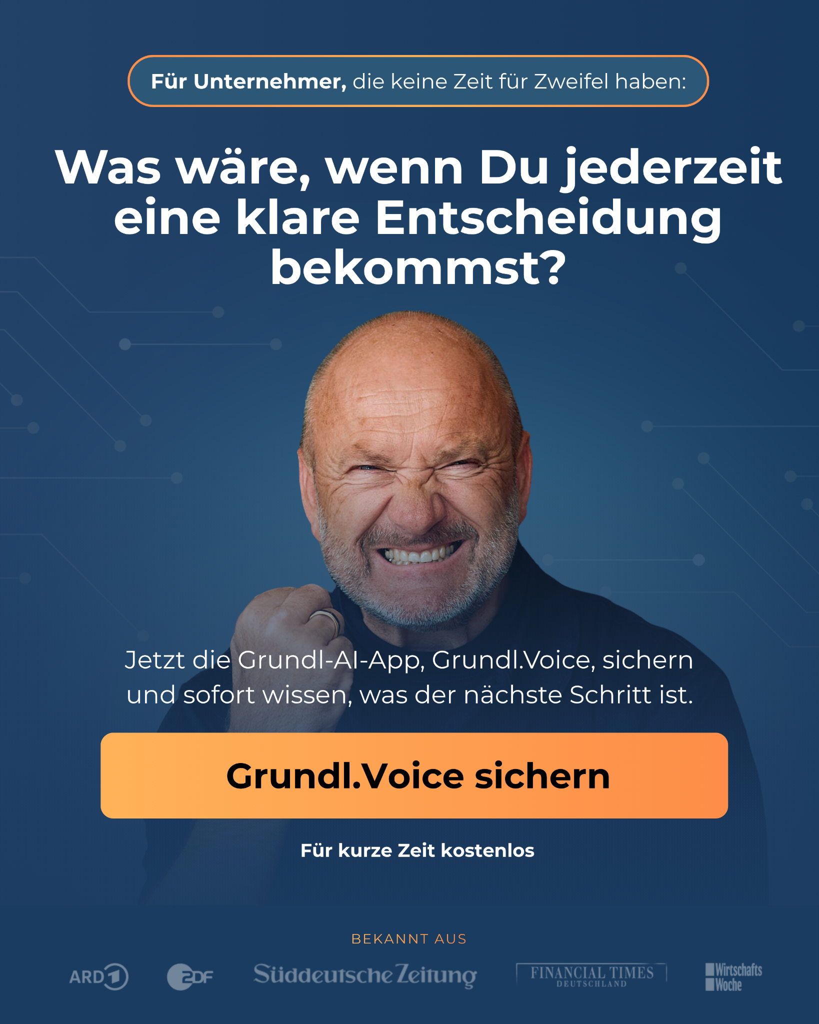 Boris Grundl ad creative, July 2026
