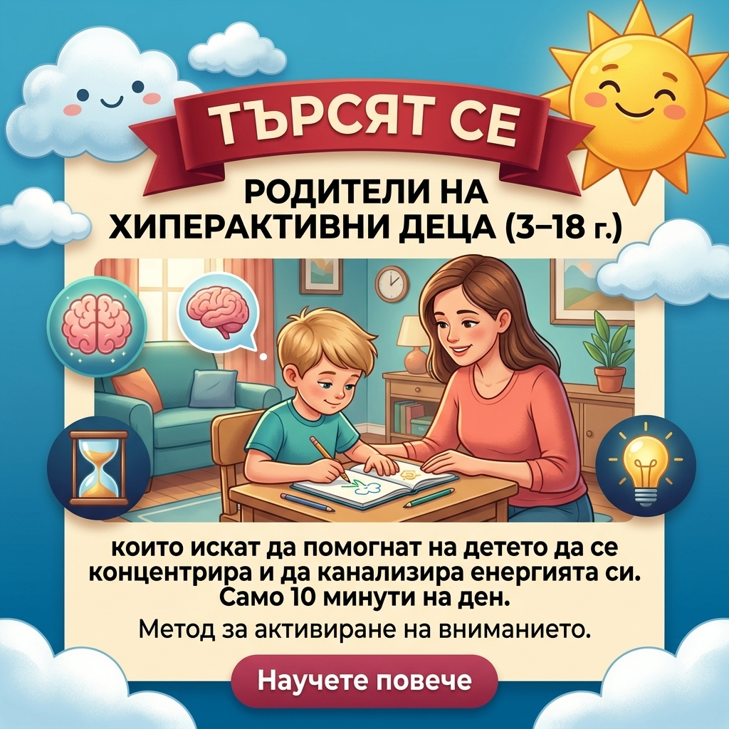Успешни Родители ad creative, June 2026