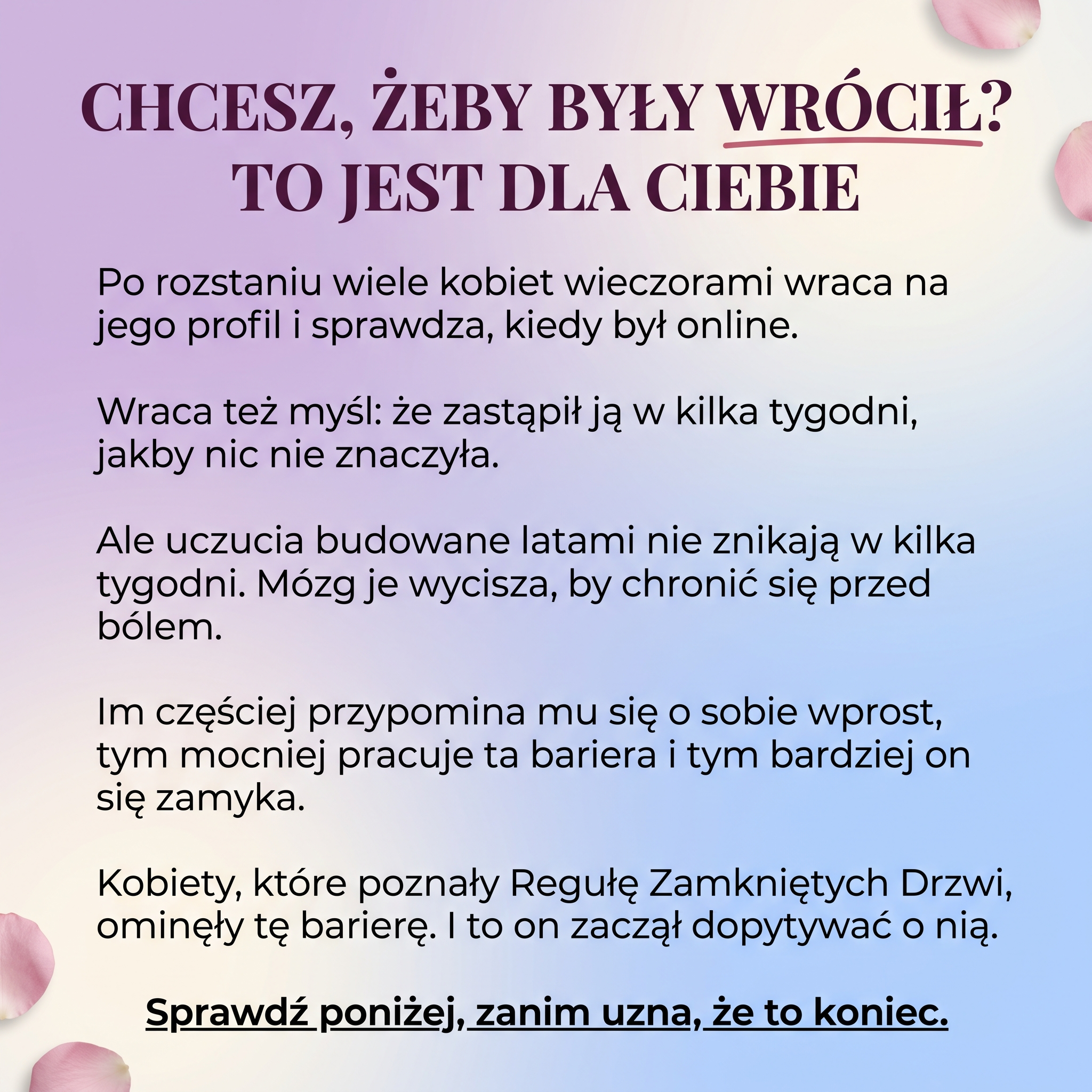 Droga Do Bliskości ad creative, July 2026