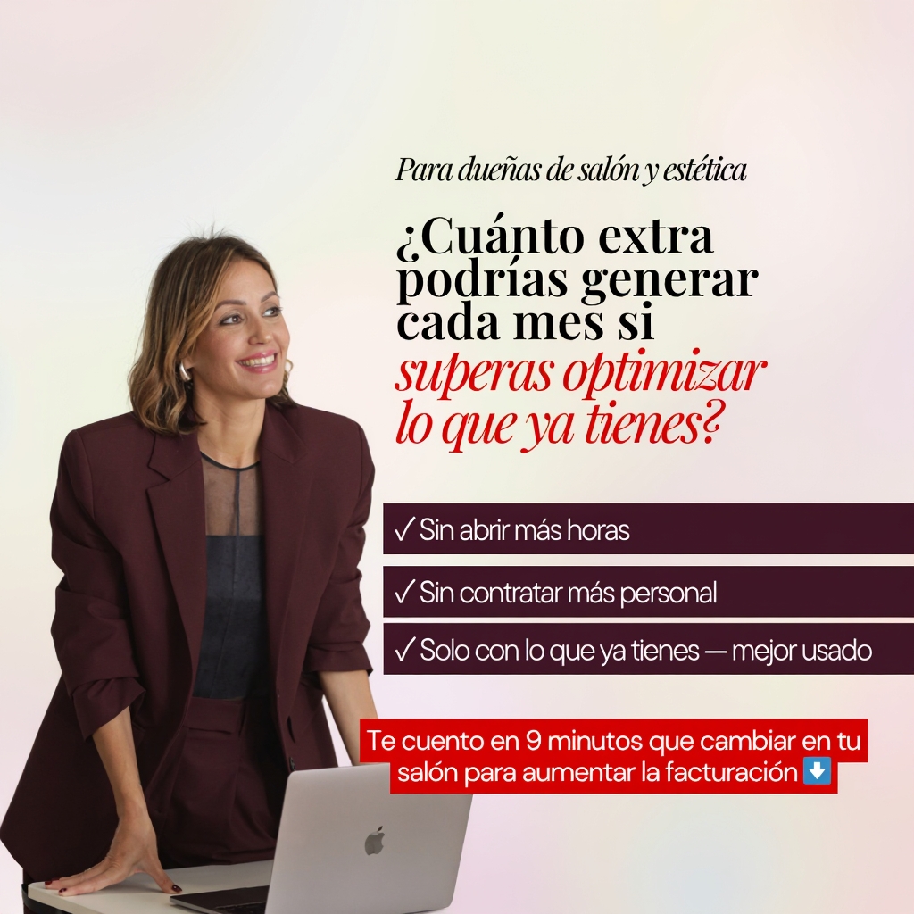 Naroa Gonzalez Mentora Especializada Sector Belleza ad creative, June 2026